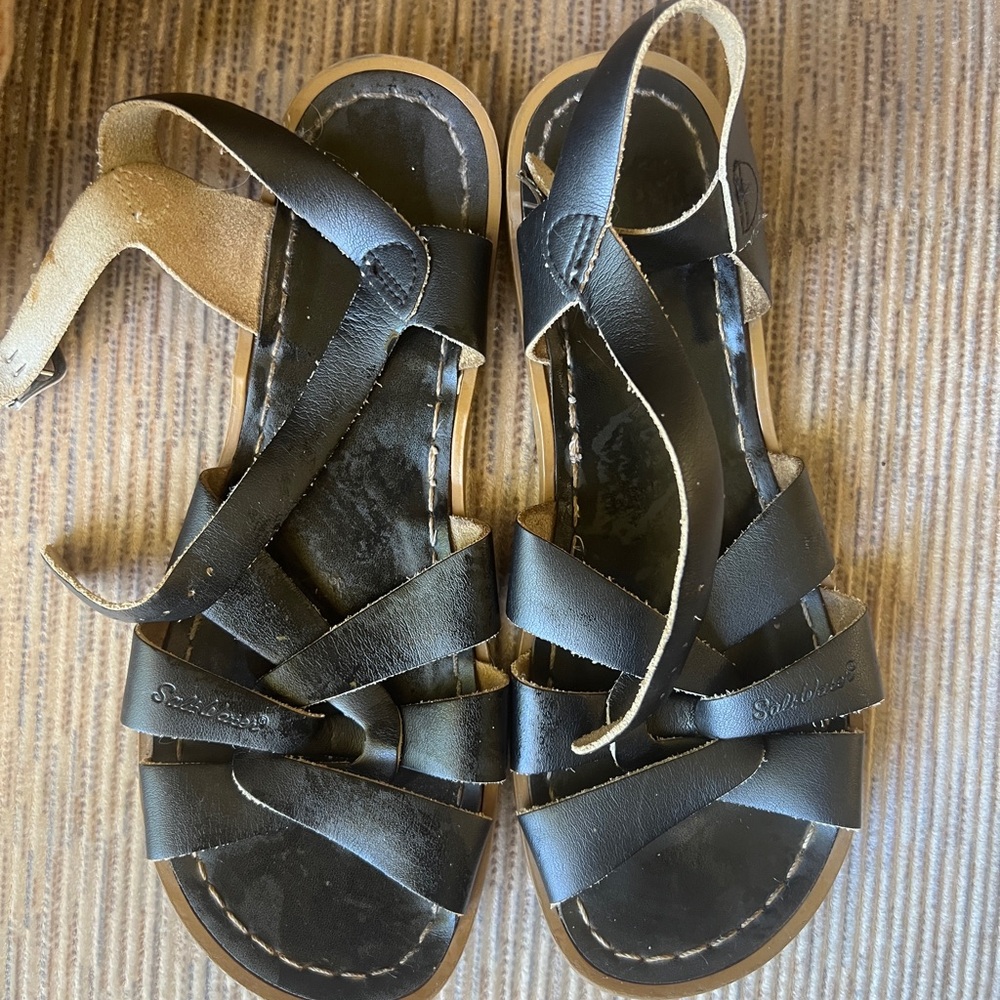 Navy Blue Womens Saltwater Sandals